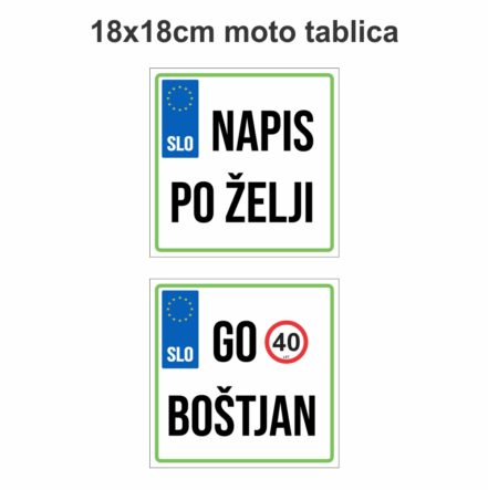 TABLICA AVTO MOTO - slika 5