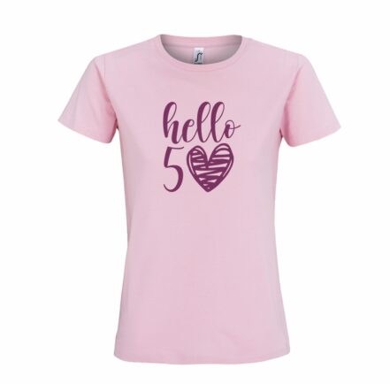 Ženska majica s tiskom Hello - slika 3